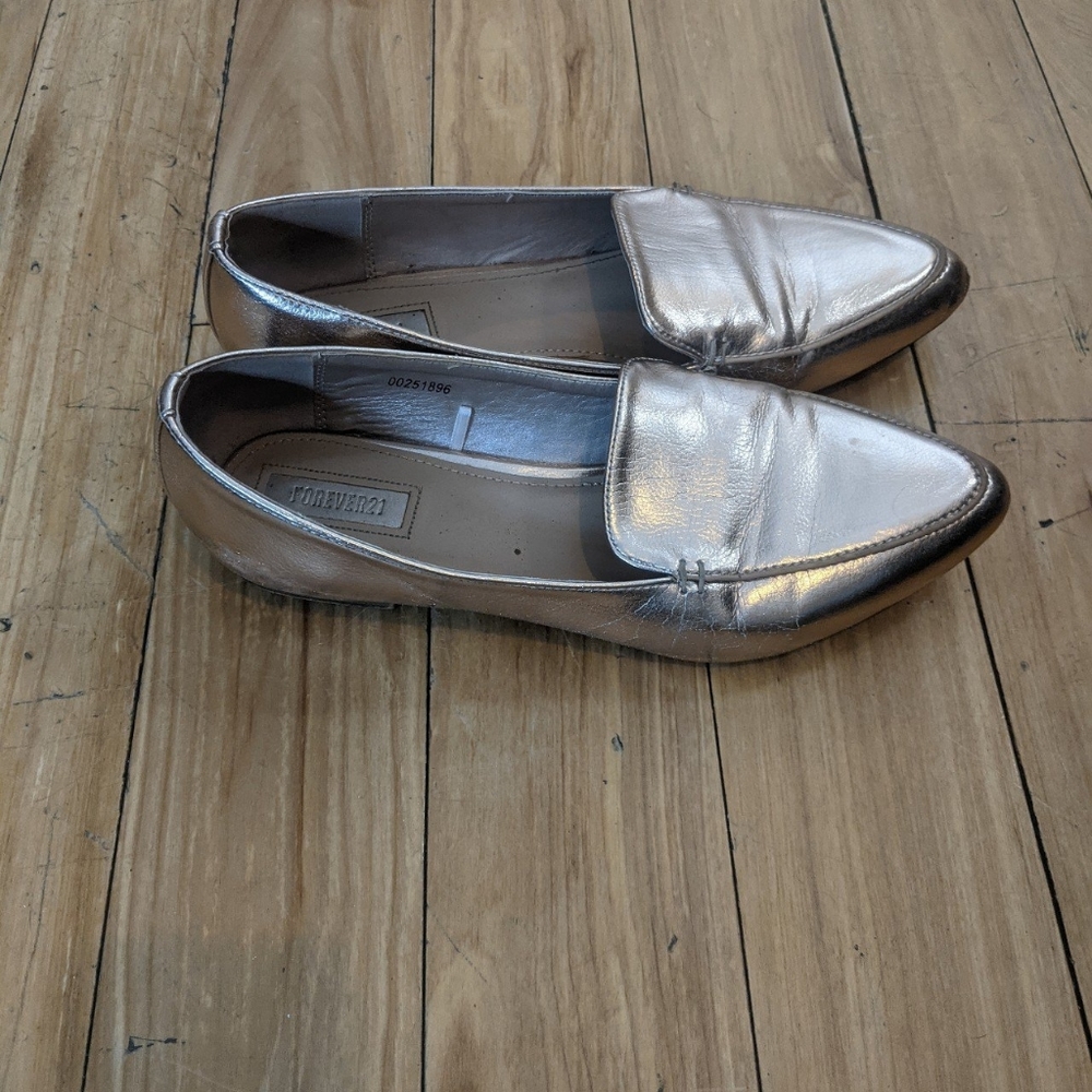 Rose Gold Loafers